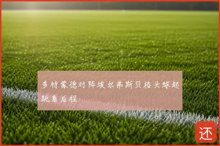 多特蒙德对阵埃尔弗斯贝格头球起跳看后程